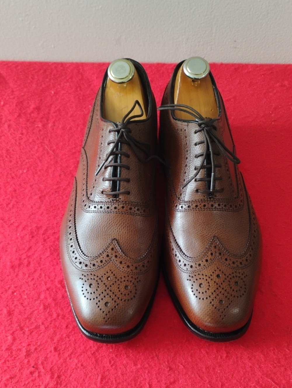 Florsheim Men's Brown Wingtip Brogue Oxfords